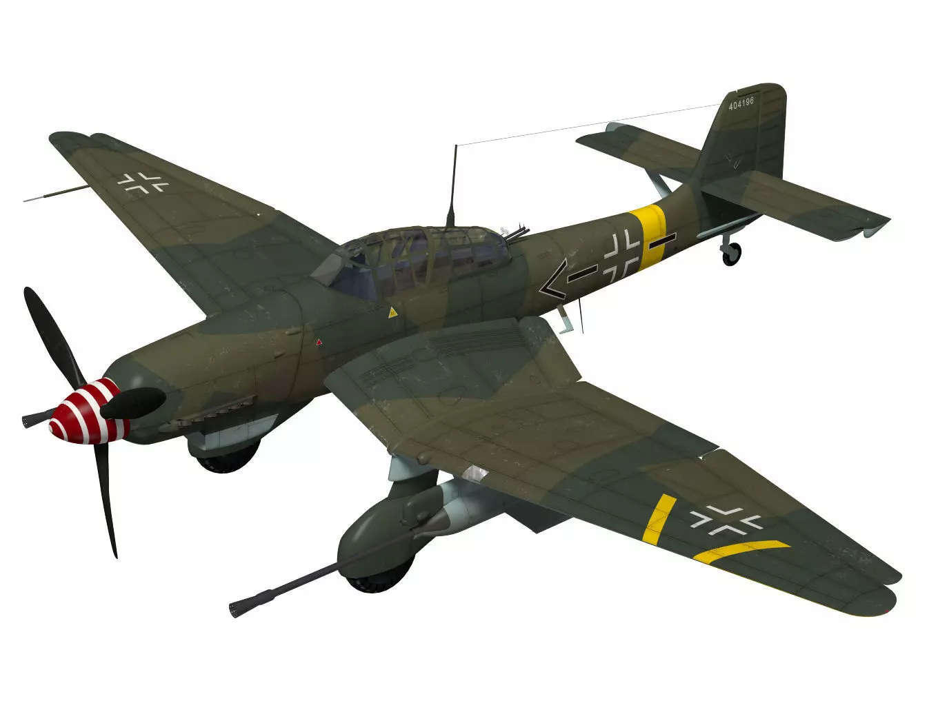 Junkers Ju87 G2 Stuka 3D model_0