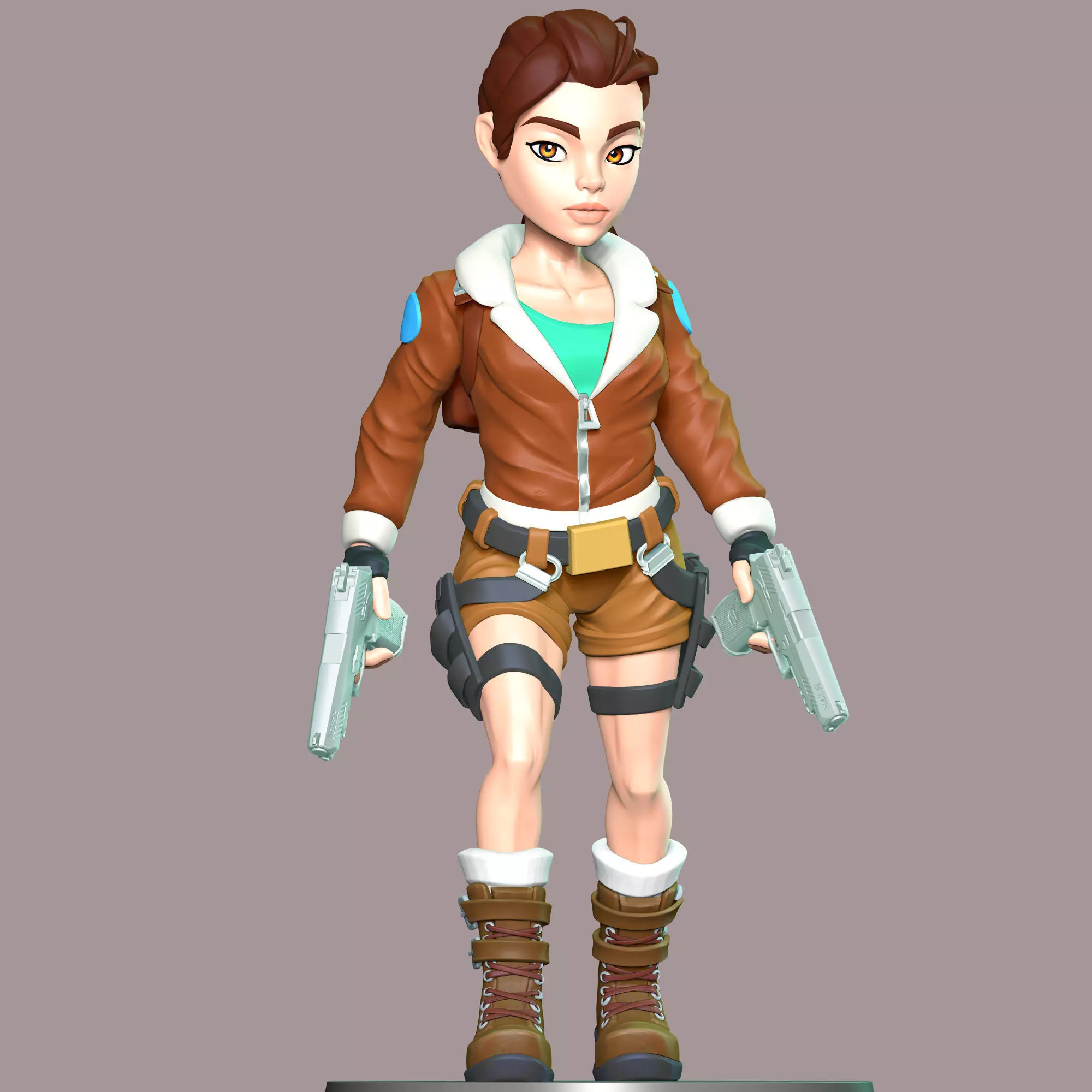 Lara Bomber Jacket 3D print model_0