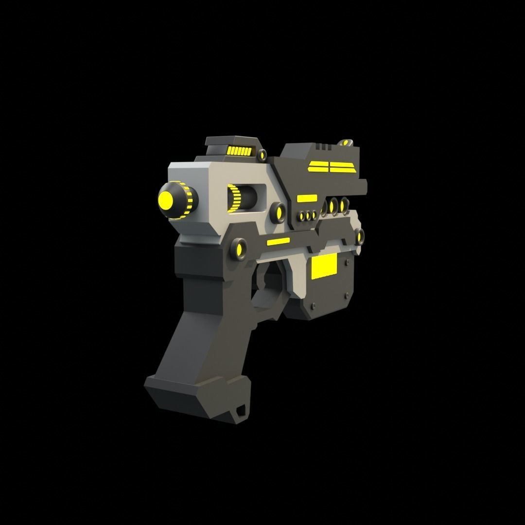 GUN Game 3D model_2