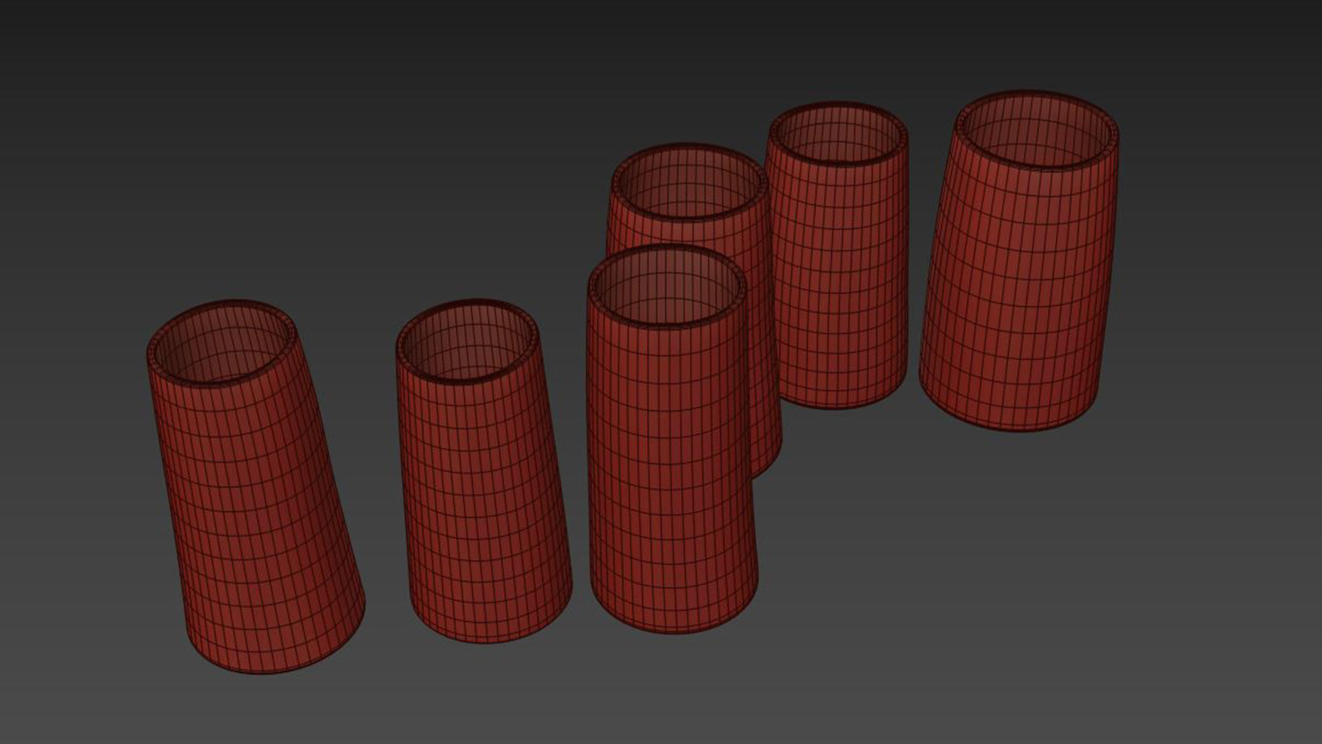 Handmade Decorated Indigo Ceramic Vase 1 3D model_7