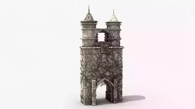 Ruined Castle with Ivy