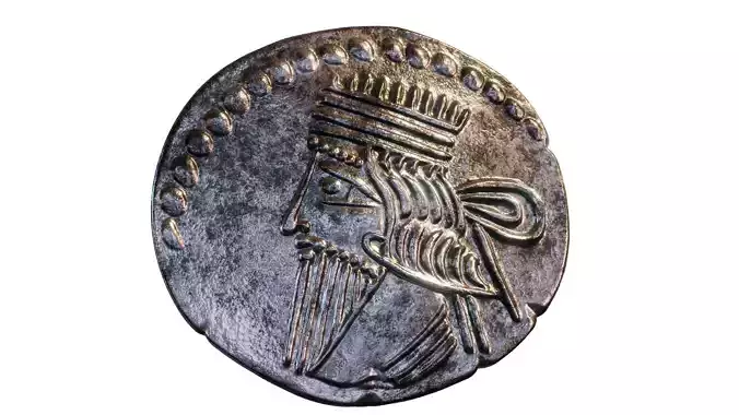 Parthian Kingdom Arsaces XLI coin 3D print model