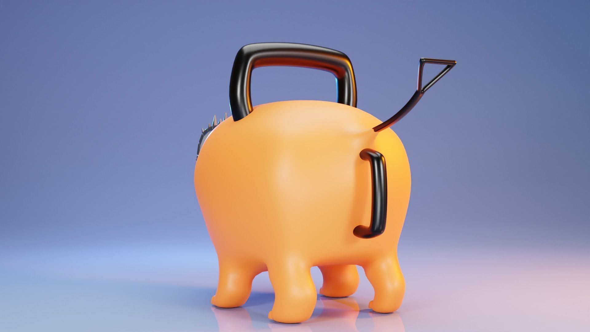 chainsaw man - pochita 3D print model_5