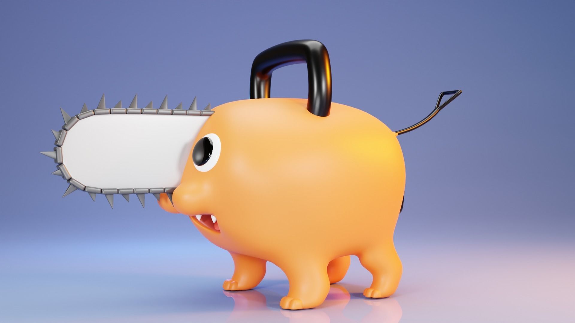 chainsaw man - pochita 3D print model_2