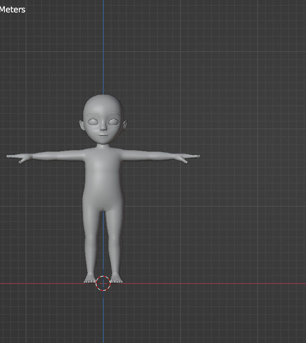 Child Basemesh Low-poly 3D model Free low-poly 3D model_25