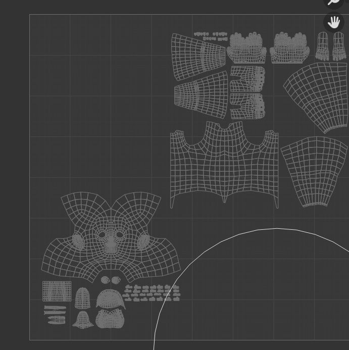 Child Basemesh Low-poly 3D model Free low-poly 3D model_15