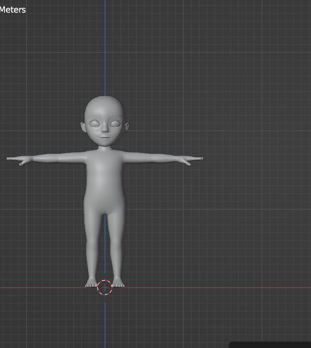 Child Basemesh Low-poly 3D model Free low-poly 3D model_26