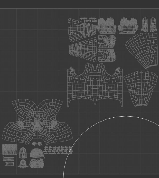 Child Basemesh Low-poly 3D model Free low-poly 3D model_16