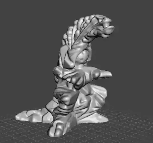 MIGHTYMAX ICEOSAURUS 1992 PVC FIGURE MINIATURE TOY MONSTER