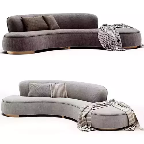 Freeform Curved Sofa