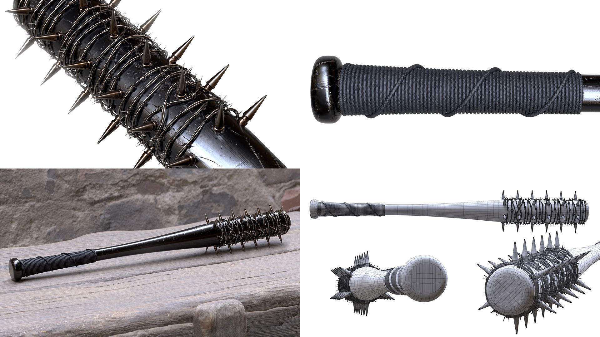 Cyberpunk Outfit  Low-poly 3D model_2