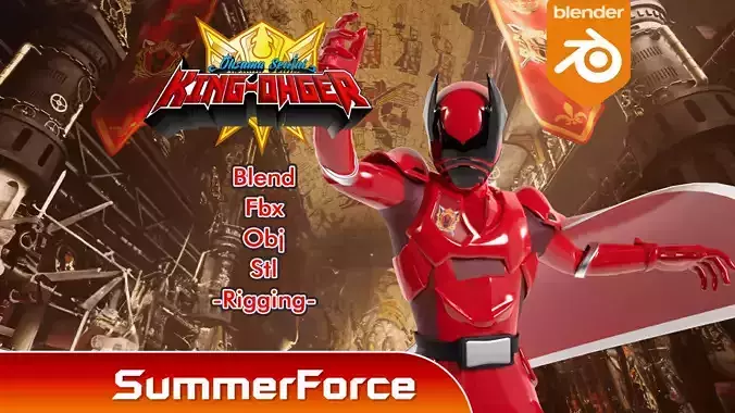 Kuwagata Ohger - King Ohger 3D model