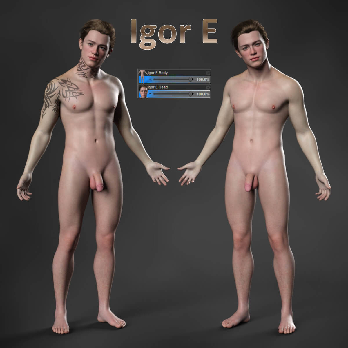 Igor E Hihgh Quality Textures For Genesis 9 3D model_1