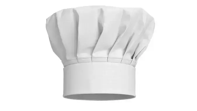 Chef Hat 03 White