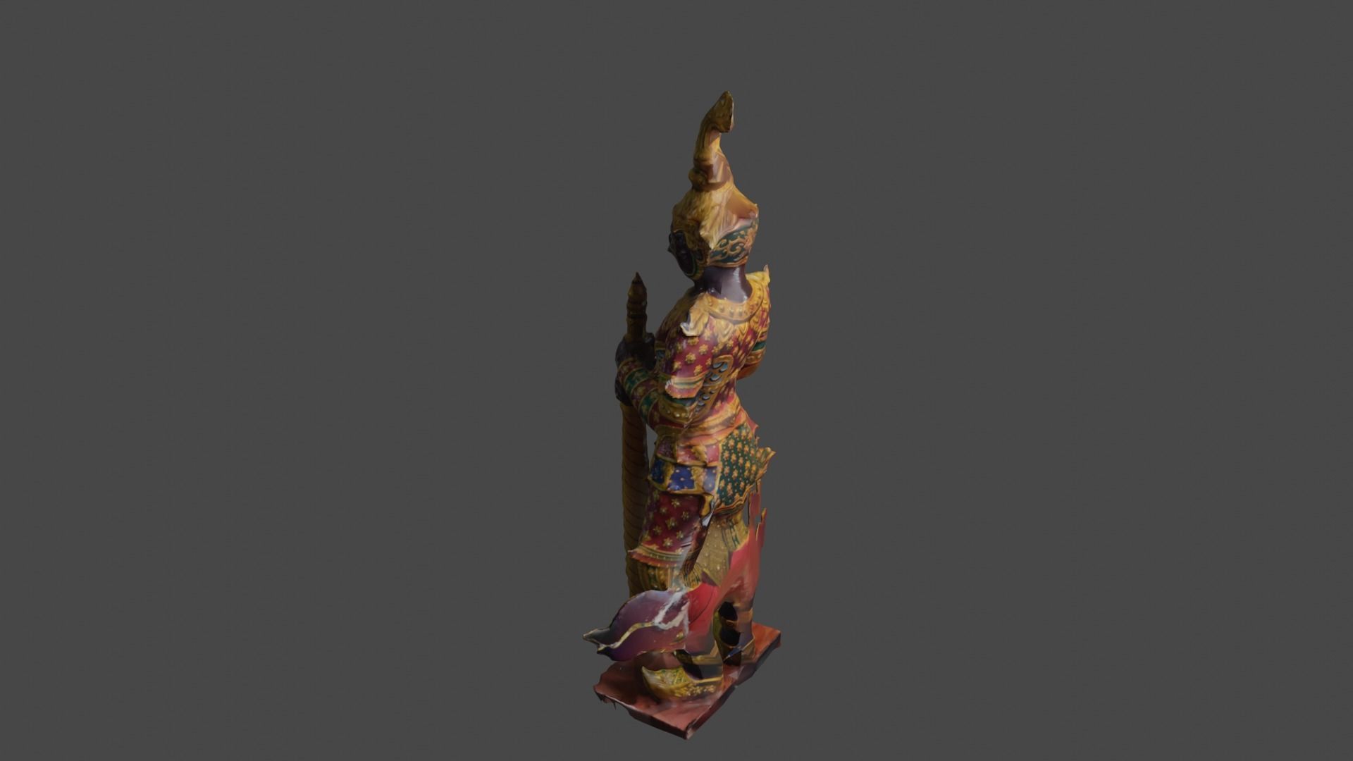 Giant guard I Low-poly 3D model_13