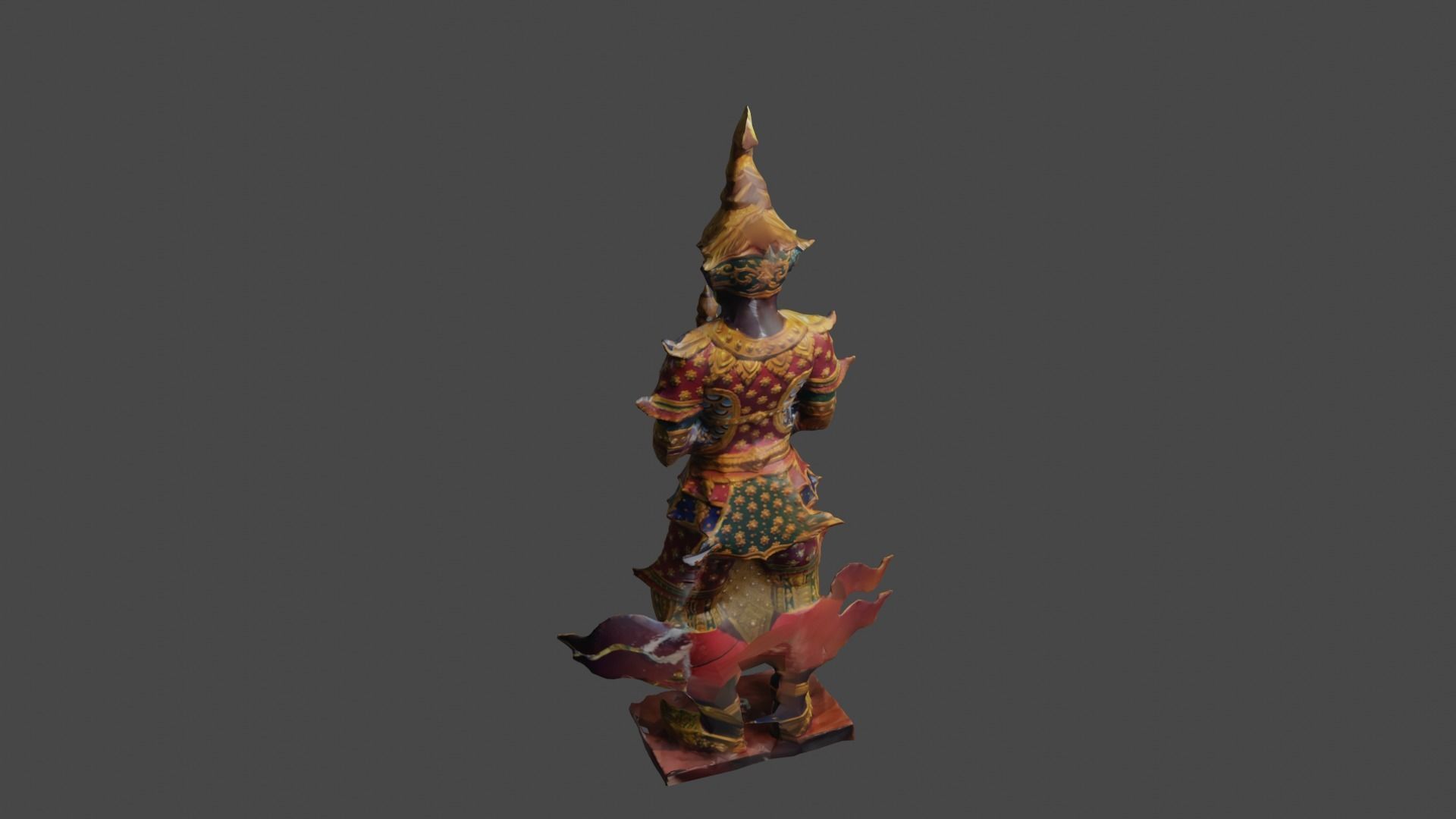 Giant guard I Low-poly 3D model_21
