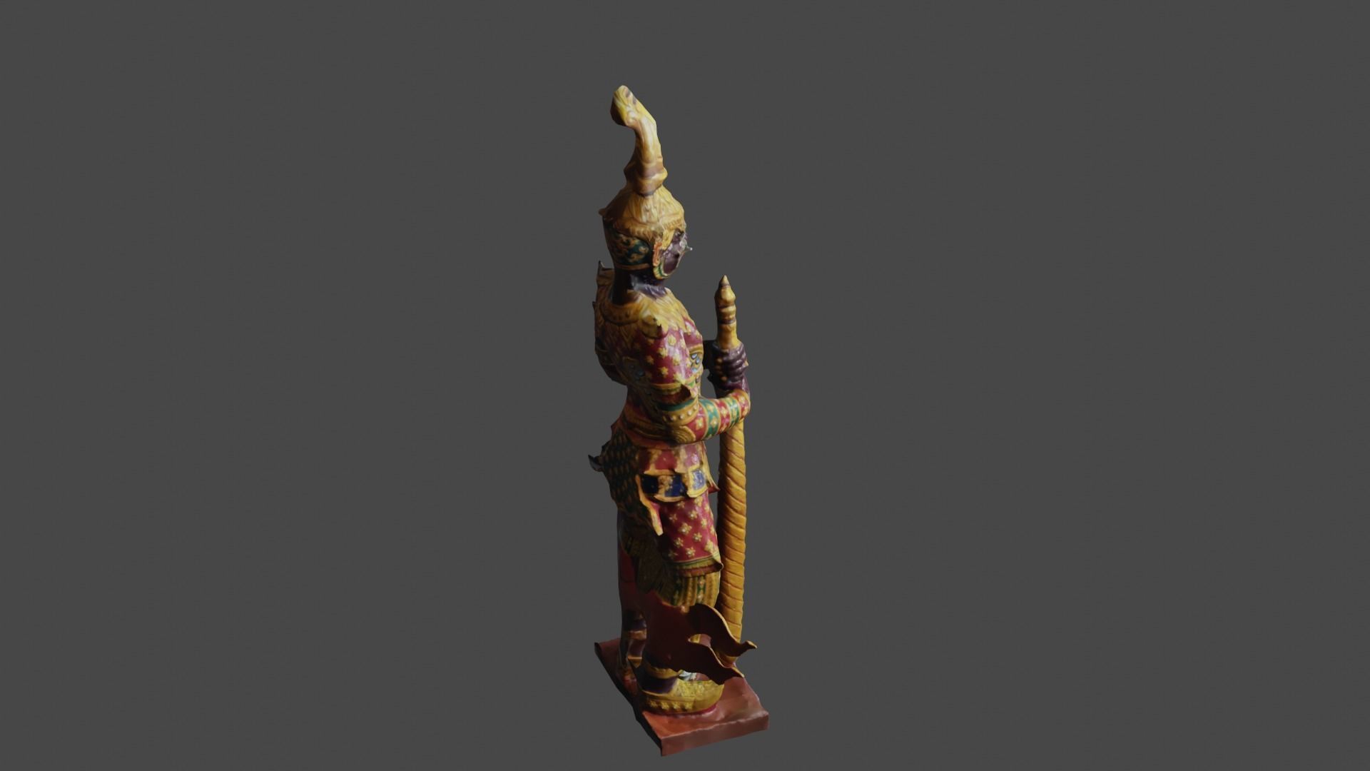 Giant guard I Low-poly 3D model_11