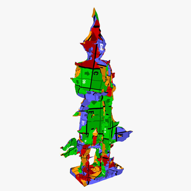 Giant guard I Low-poly 3D model_6