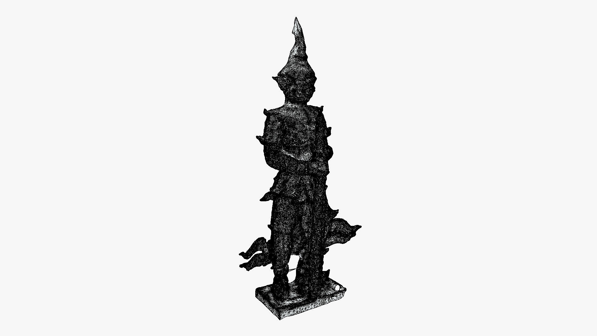 Giant guard I Low-poly 3D model_8