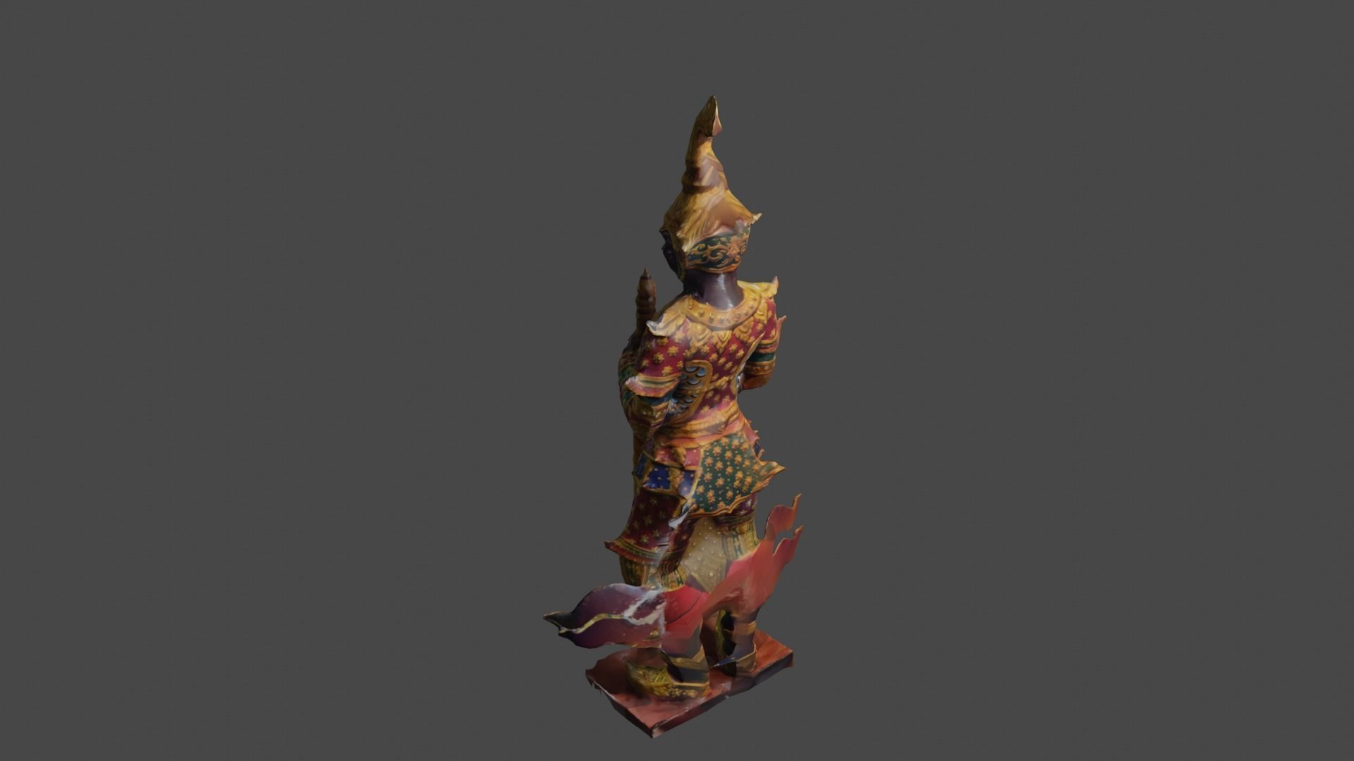 Giant guard I Low-poly 3D model_22