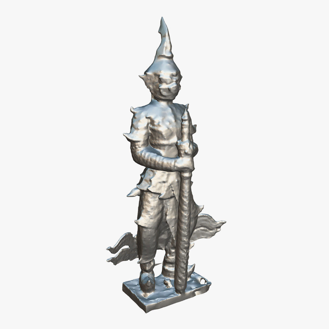 Giant guard I Low-poly 3D model_7