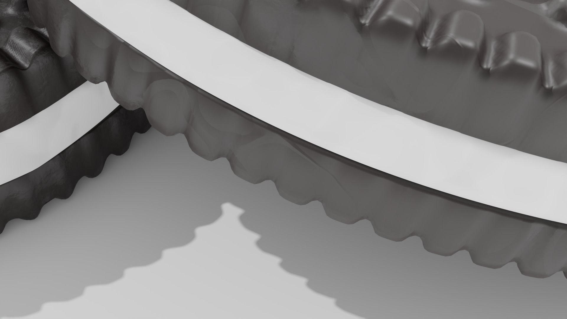 Oreo Biscuit  Low-poly 3D model_2