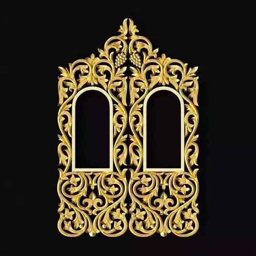 Central decor ornament for furniture