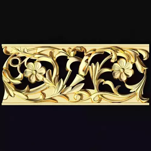 Central decor ornament for furniture