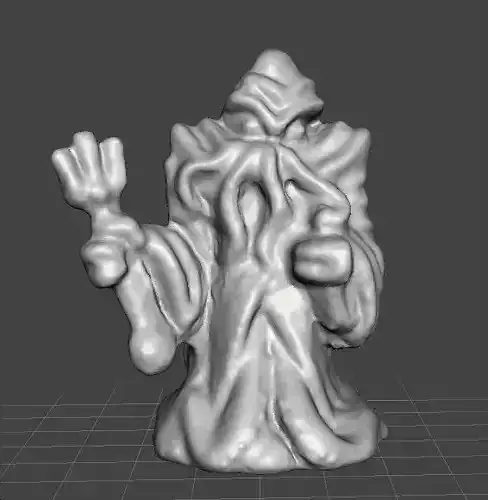 MIGHTYMAX DR KALAMARUS 1992 PVC FIGURE MINIATURE SQUID TOY