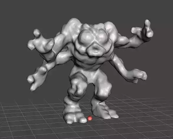 MIGHTYMAX ARACHNOID 1992 PVC FIGURE MINIATURE TOY