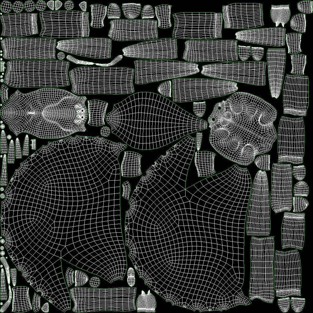 Spider 3 poses Low-poly 3D model_22