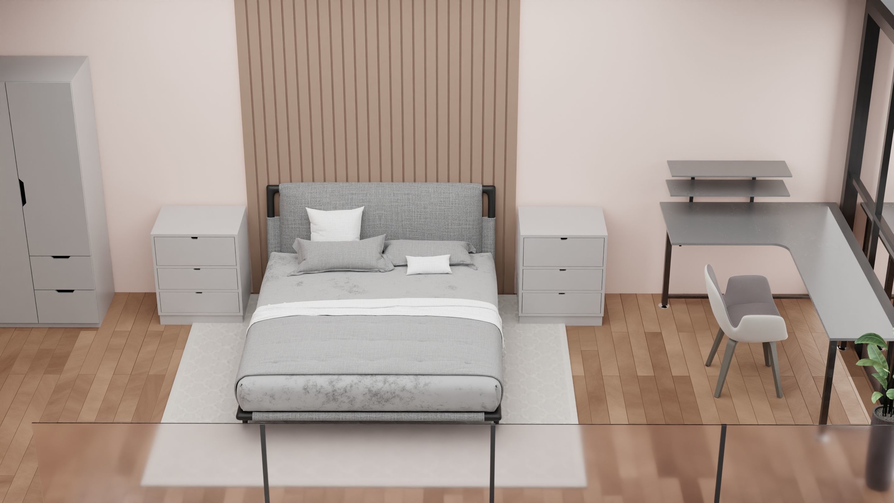 Doublefloor apartment interior 3D model_1