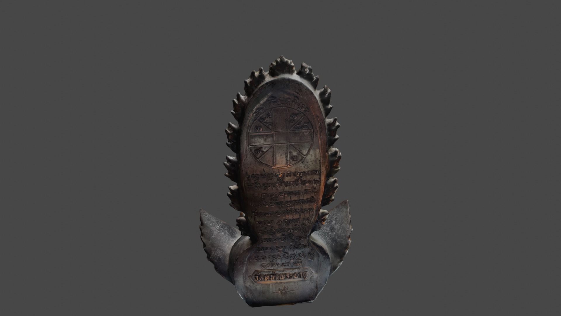 Buddha 8  Low-poly 3D model_21