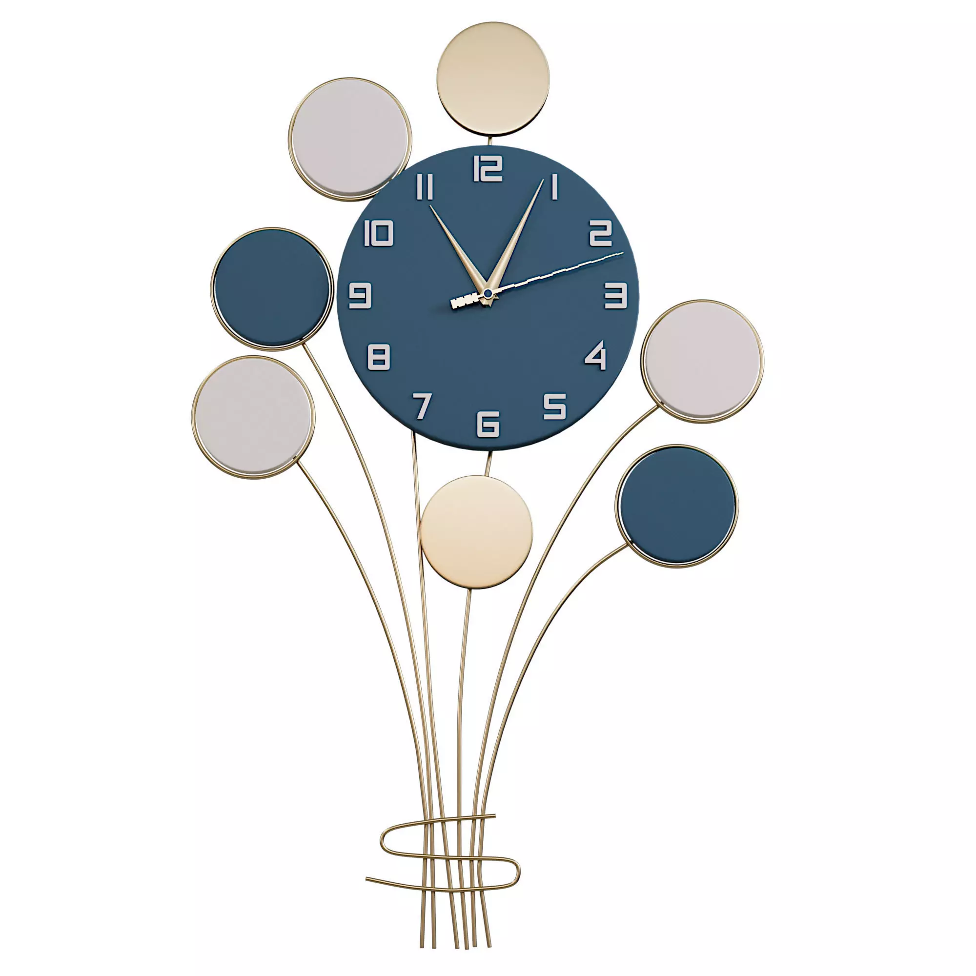 Yosoo Innovative Hanging Clock Low-poly 3D model