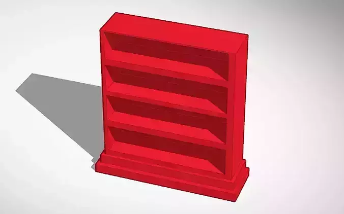 Bookshelf Free 3D print model