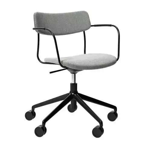 Ella L Armchair with Castors by Martela