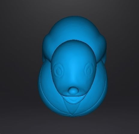 PINGU ROBBY THE SEAL WITH BALL PVC FIGURE MODEL TOY GASHAPON 3D print model_8