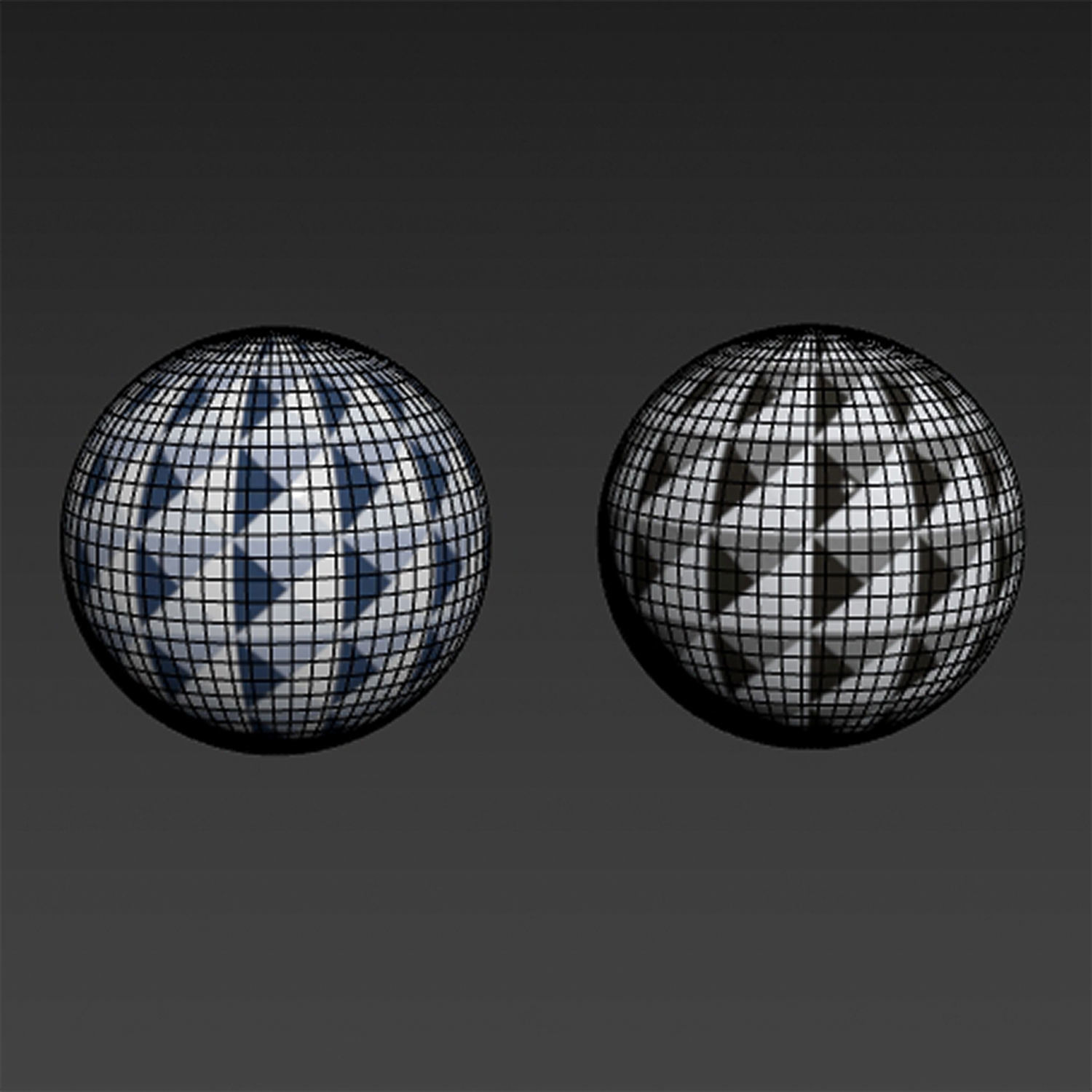 4k - 2color - Art Geo Cement Deco Tiles -Seamless - pbr Texture_4