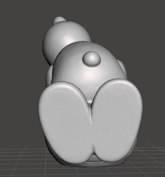 PINGU WITH TEDDY BEAR PVC FIGURE MODEL TOY GASHAPON 3D print model_3