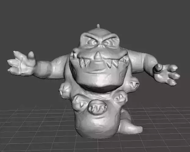 SNORKEATER SNORKS PVC PLASTIC FIGURE 1983 MODEL TOY