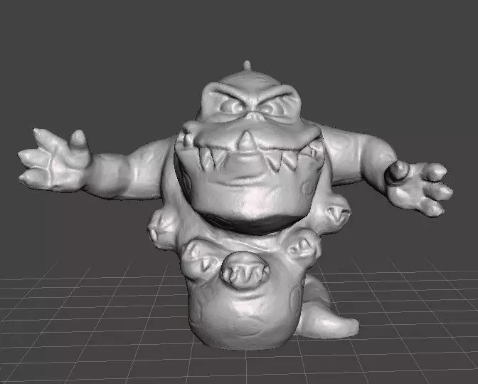 SNORKEATER SNORKS PVC PLASTIC FIGURE 1983 MODEL TOY 3D print model