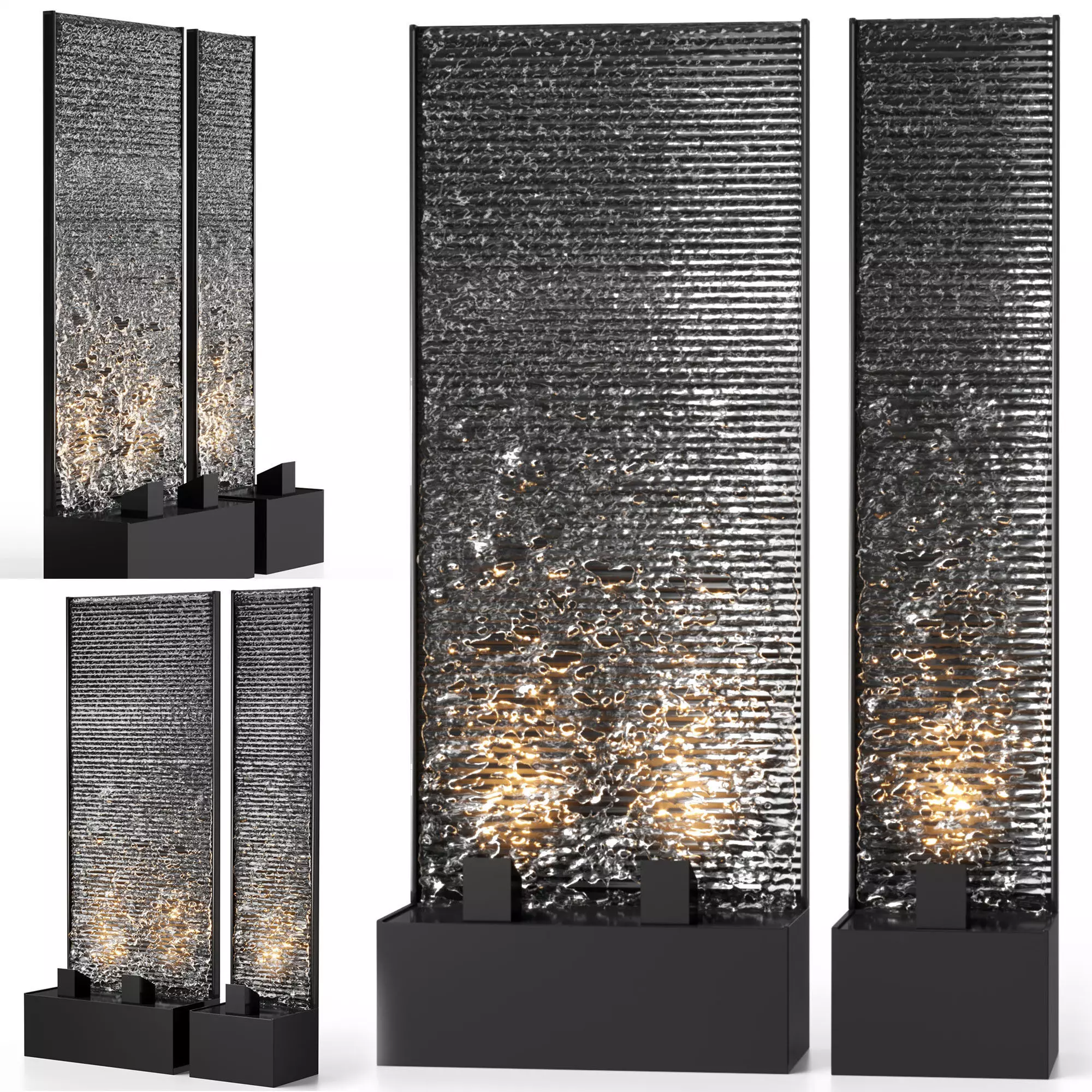 Water wall 3D model