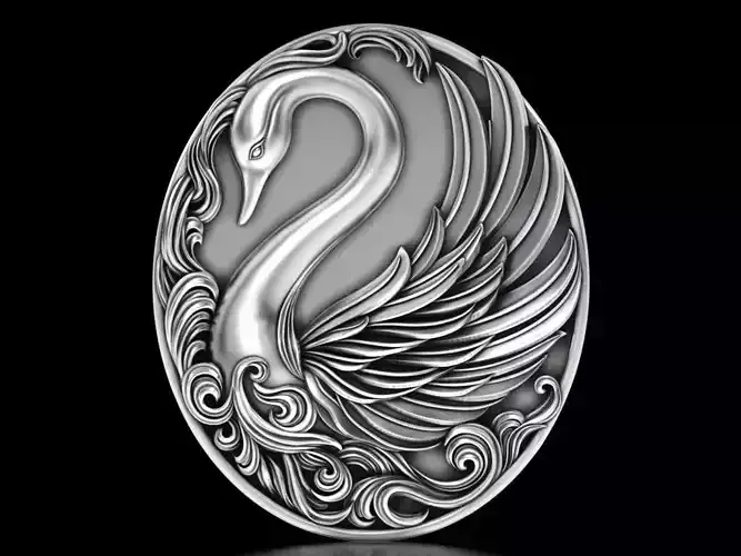 Swan pendant