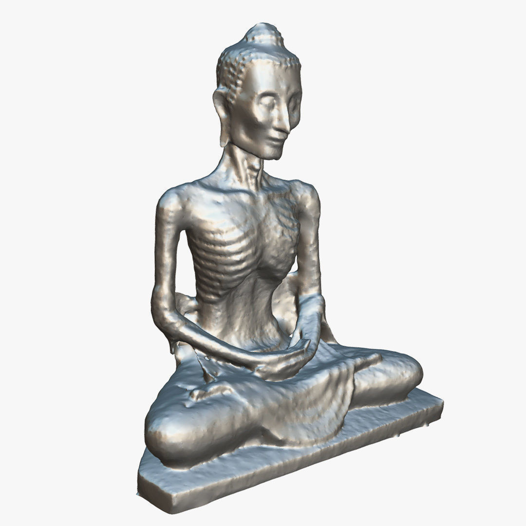Buddha 18  Low-poly 3D model_20