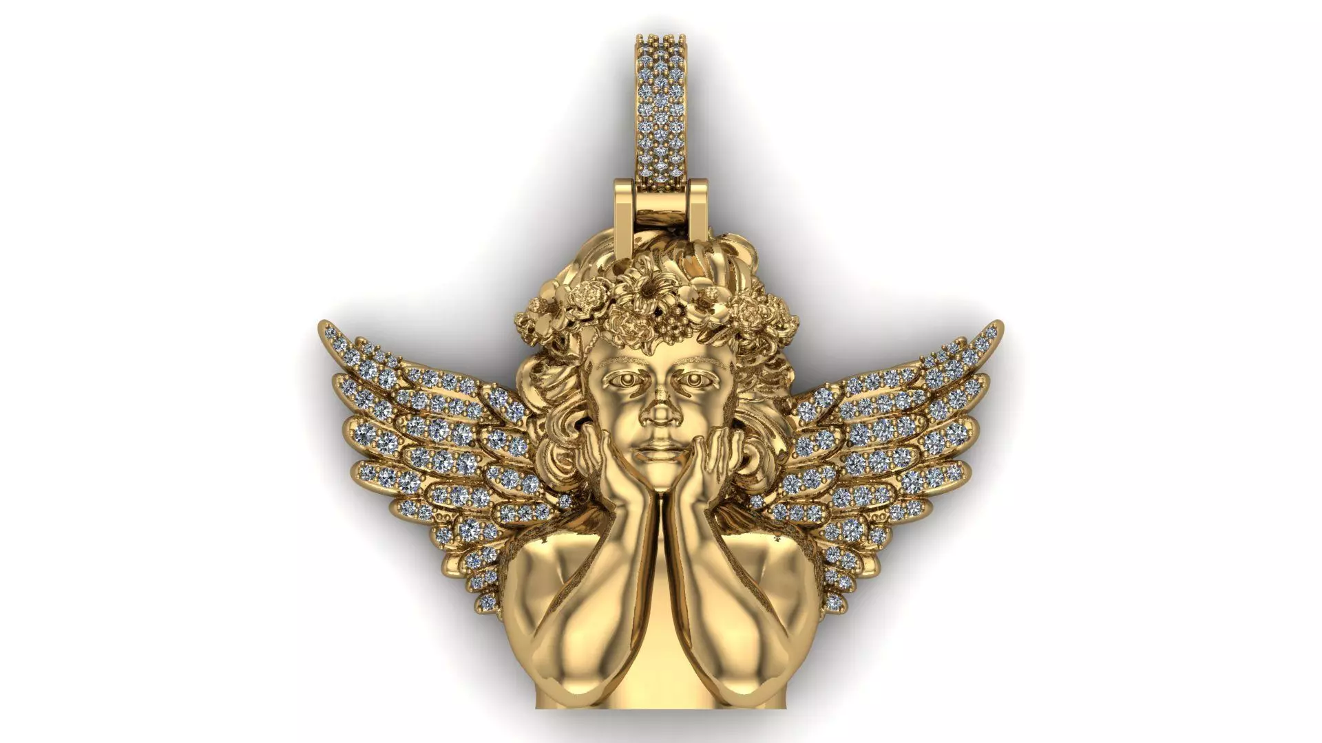 baby angel model 3D print model_0