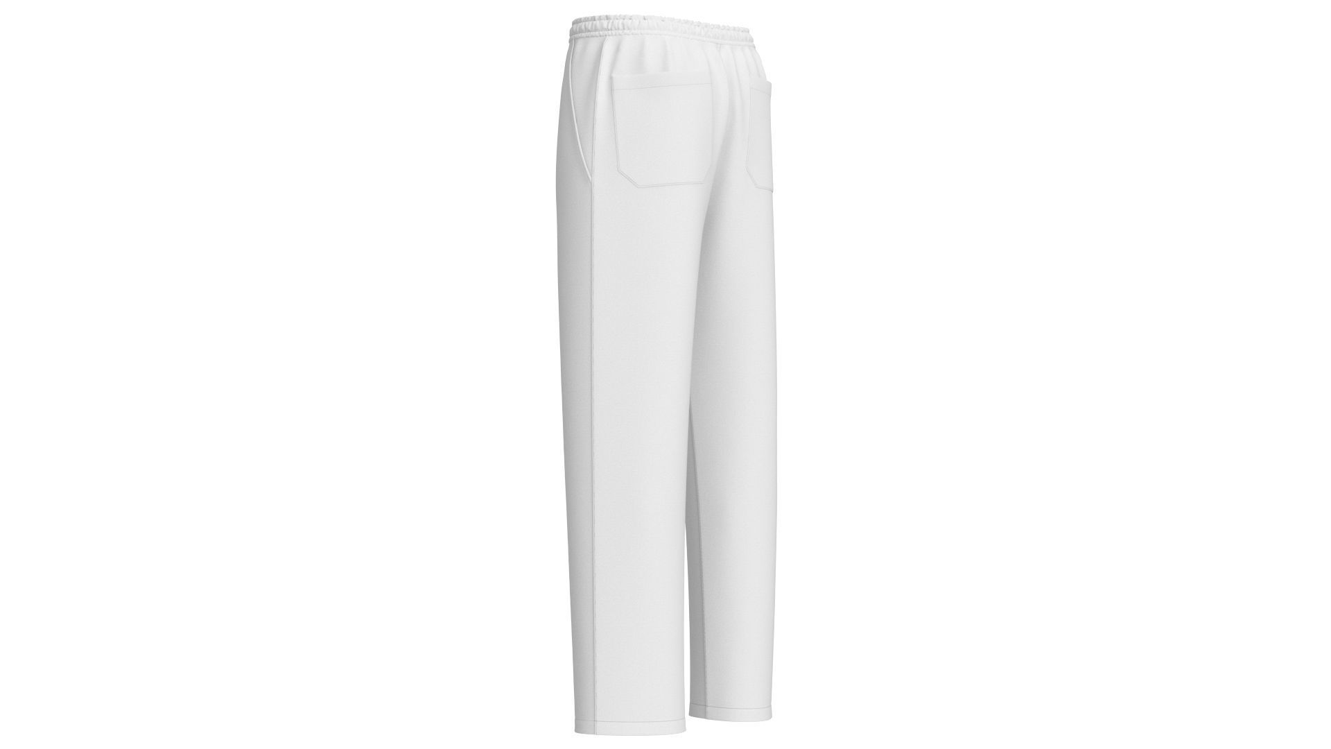 Chef Pant 3D model_9