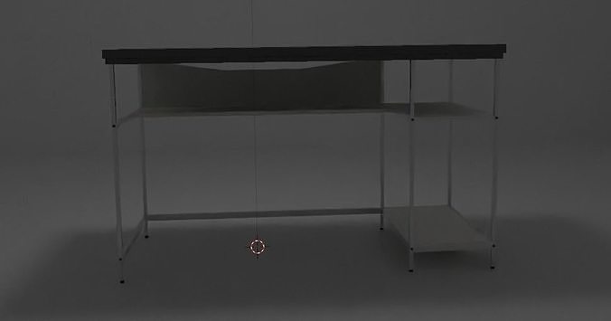 Simple metal table Free 3D model