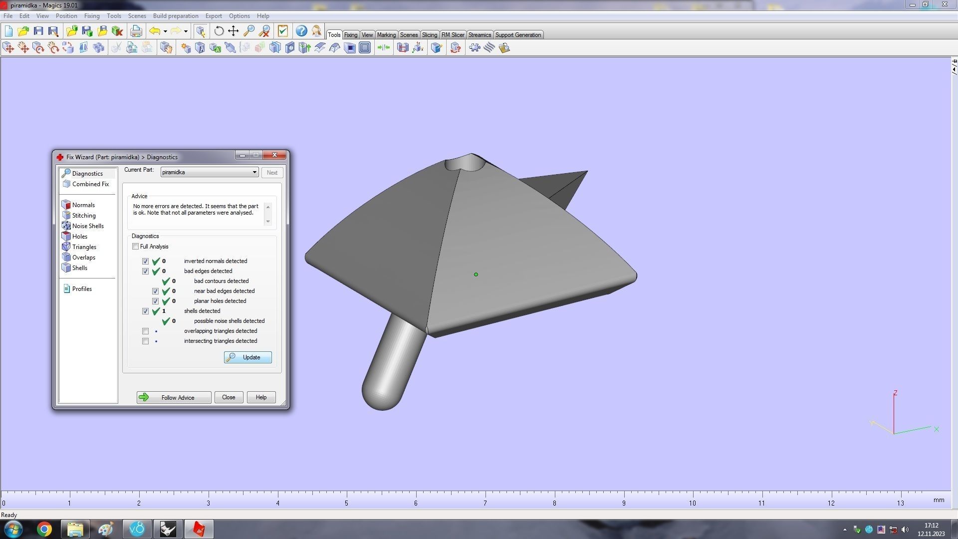 Clash Bracelet Wrist Measurment 190 mm 3D print model_25