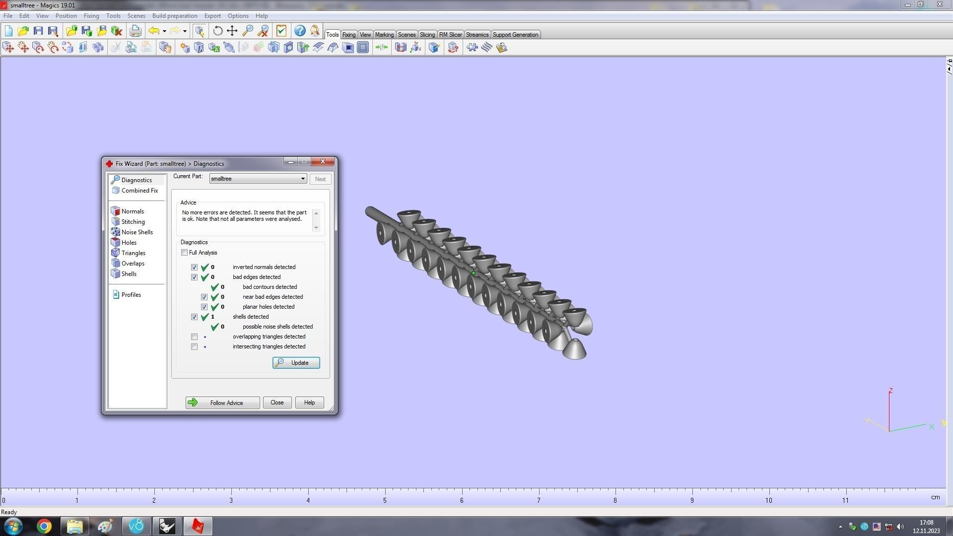 Clash Bracelet Wrist Measurment 190 mm 3D print model_24