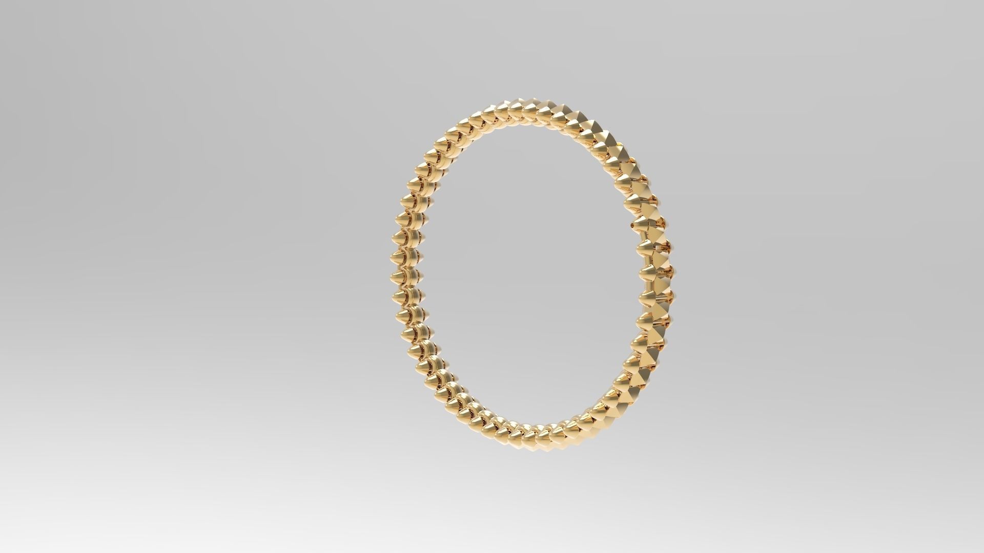 Clash Bracelet Wrist Measurment 190 mm 3D print model_1